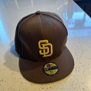New Era Brown San Diego Padres Fitted Hat